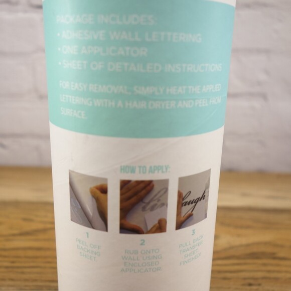 Blue Moon Studio Adhesive Wall Decor Lettering Self Adhesive Quote - Picture 5 of 6